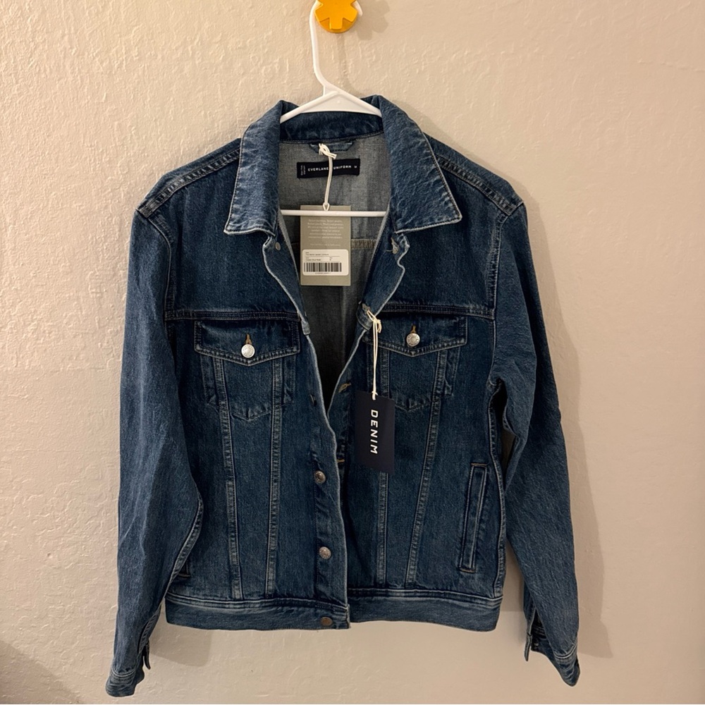 Everlane Mens Uniform Denim Jacket - Blue Wash (Medium / New w/ Tags)